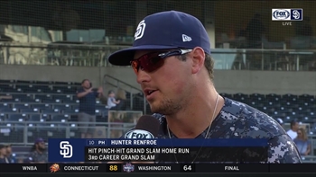 Hunter Renfroe on his pinch-hit grand slam