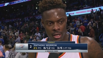 Anthony Morrow talks defense, leadership in win