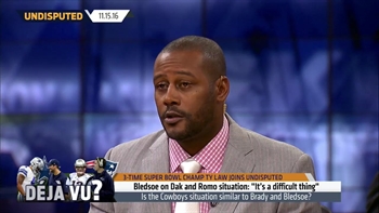 Ty Law says Tony Romo has been 'Bledsoe'd' by Dak Prescott in Dallas | UNDISPUTED
