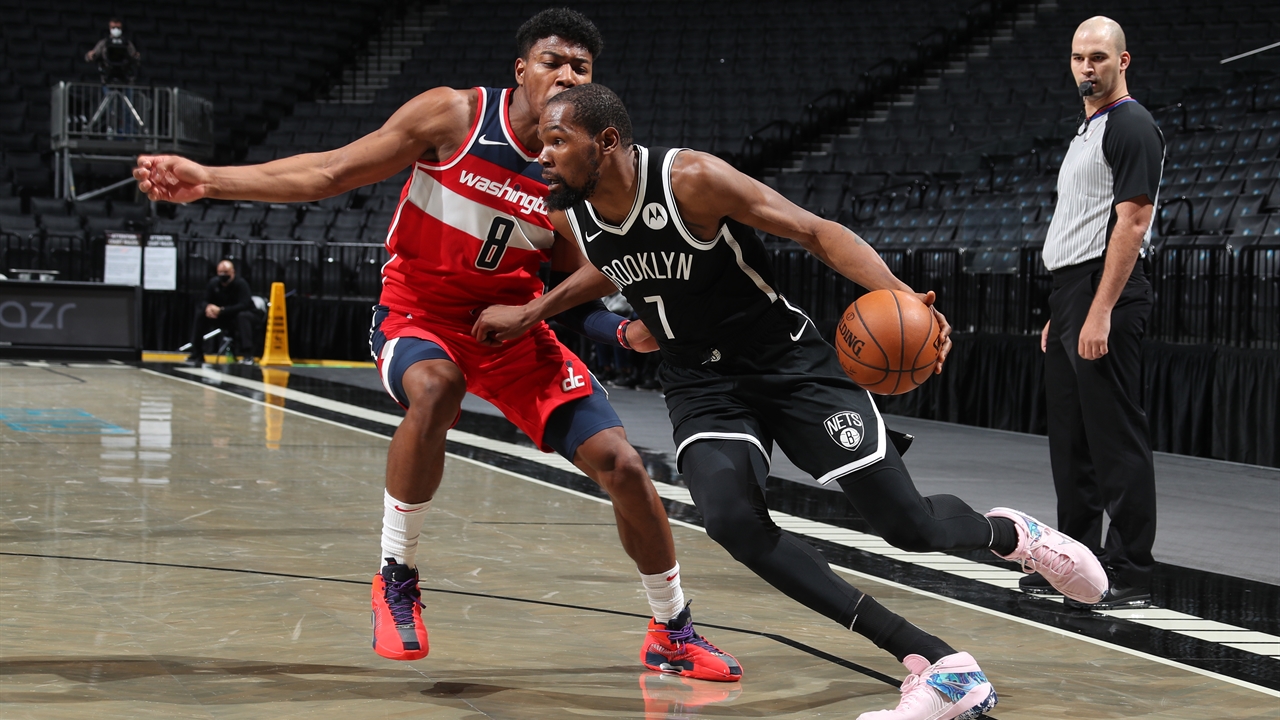 Shannon on Kevin Durant's Nets debut: 'Give him time to get back in rhythm' | UNDISPUTED