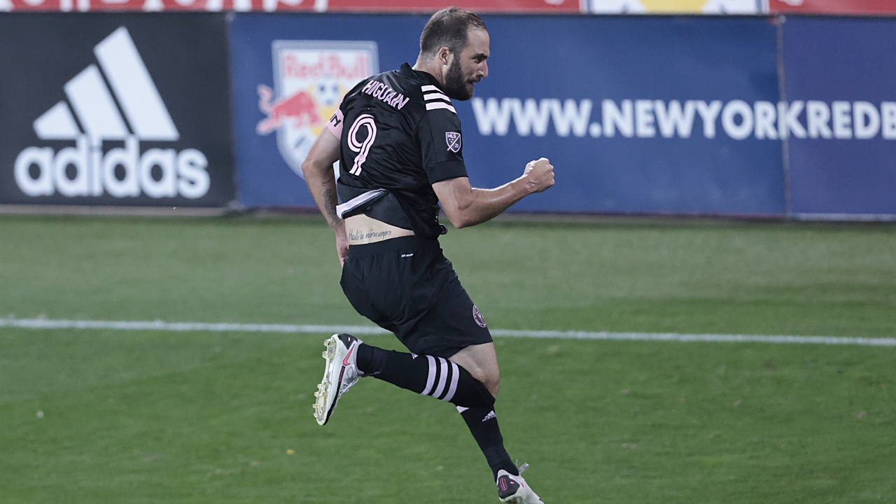 Gonzalo Higuaín wins it late for Inter Miami, 2-1, over New York Red Bulls