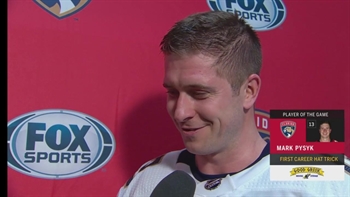 Player of the Game: Panthers winger Mark Pysyk discusses his heroics in Toronto