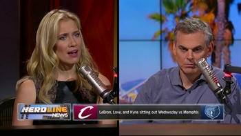Cavaliers are resting LeBron against Memphis - Kristine and Colin react  | THE HERD