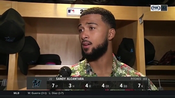 Sandy Alcantara assesses his start in 5-4 win over Pirates