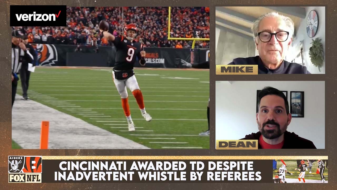 VP of Officiating Explains Inadvertent Whistle on Joe Burrow's TD