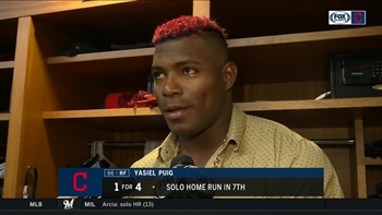 With an assist and a costly error, Yasiel Puig revisits his eventful night in the field