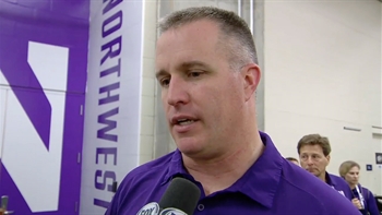 Pat Fitzgerald on losing Big Ten title game to Ohio St.