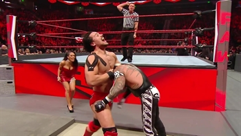 Rey Mysterio saves Humberto Carrillo from NXT’s Angel Garza, but pays the price