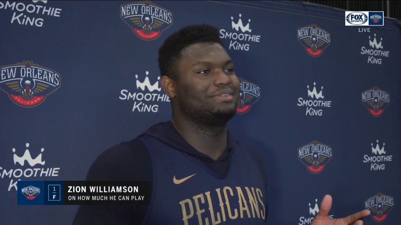 Zion Williamson: 'I can play the whole game'