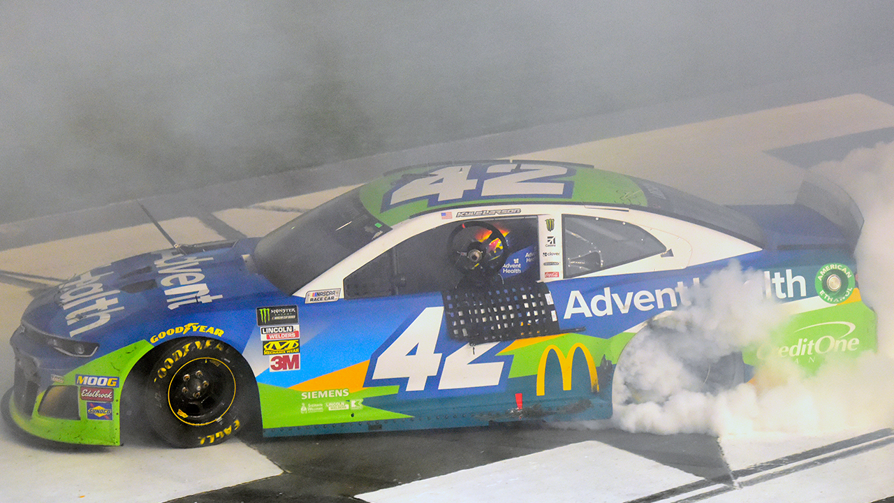 Final Moments of Kyle Larson's 1 million dollar pay day