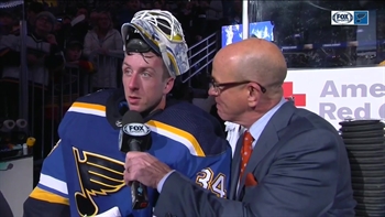 Jake Allen: 'I'm trying to make the most' of sporadic home starts