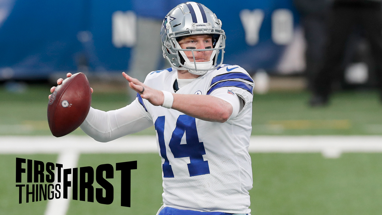 Brandon Marshall reacts to Bears signing Andy Dalton; Seahawks aren't trading Russell Wilson 'at this time' | FIRST THINGS FIRST