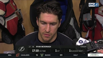 Ryan McDonagh on Lightning's missed opportunities vs. Capitals