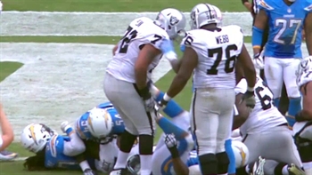 If you kick someone in a NFL game you are supposed to be kicked out