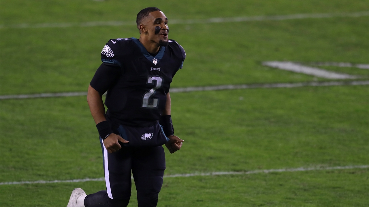 Colin Cowherd: Let's not overreact to Jalen Hurts' win over Saints | THE HERD