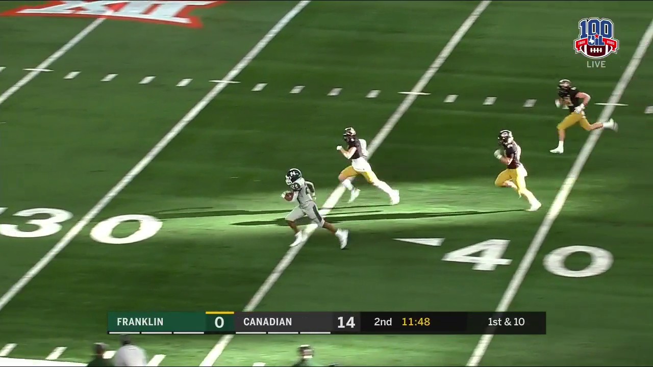 HIGHLIGHT: Franklin bulls in for 1-yard TD