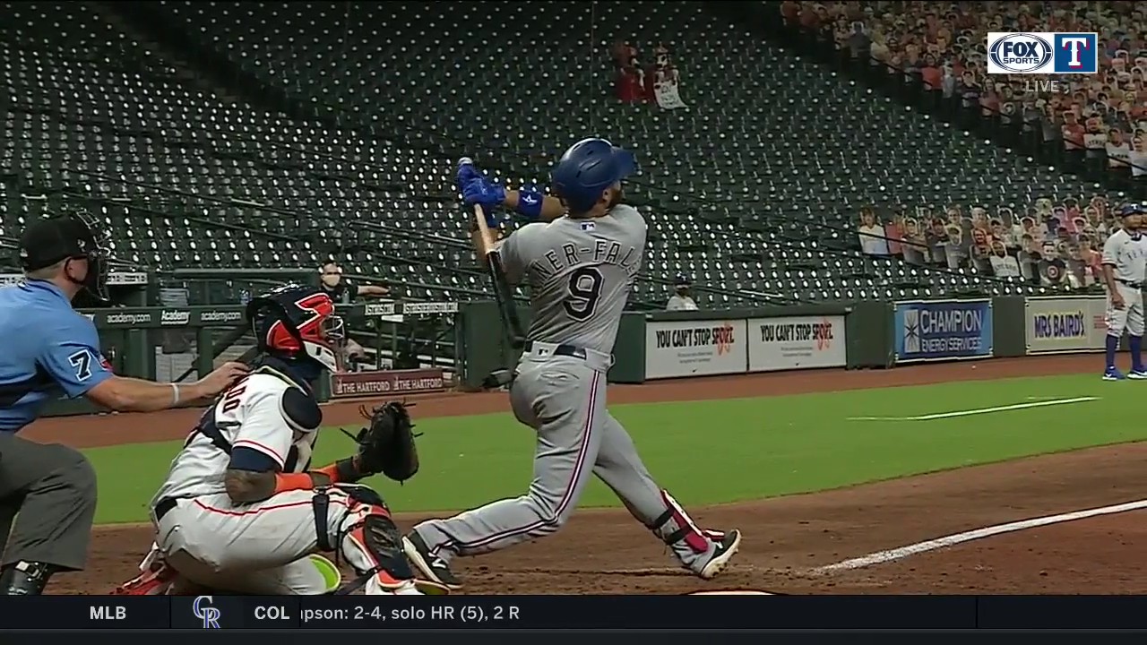 WATCH: Kiner-Falefa Puts the Rangers on the Board