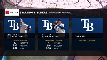 Charlie Morton kicks things off for Rays in Boston