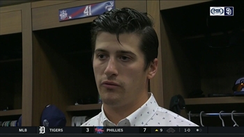 Hear from Padres starter Cal Quantrill after his major league debut