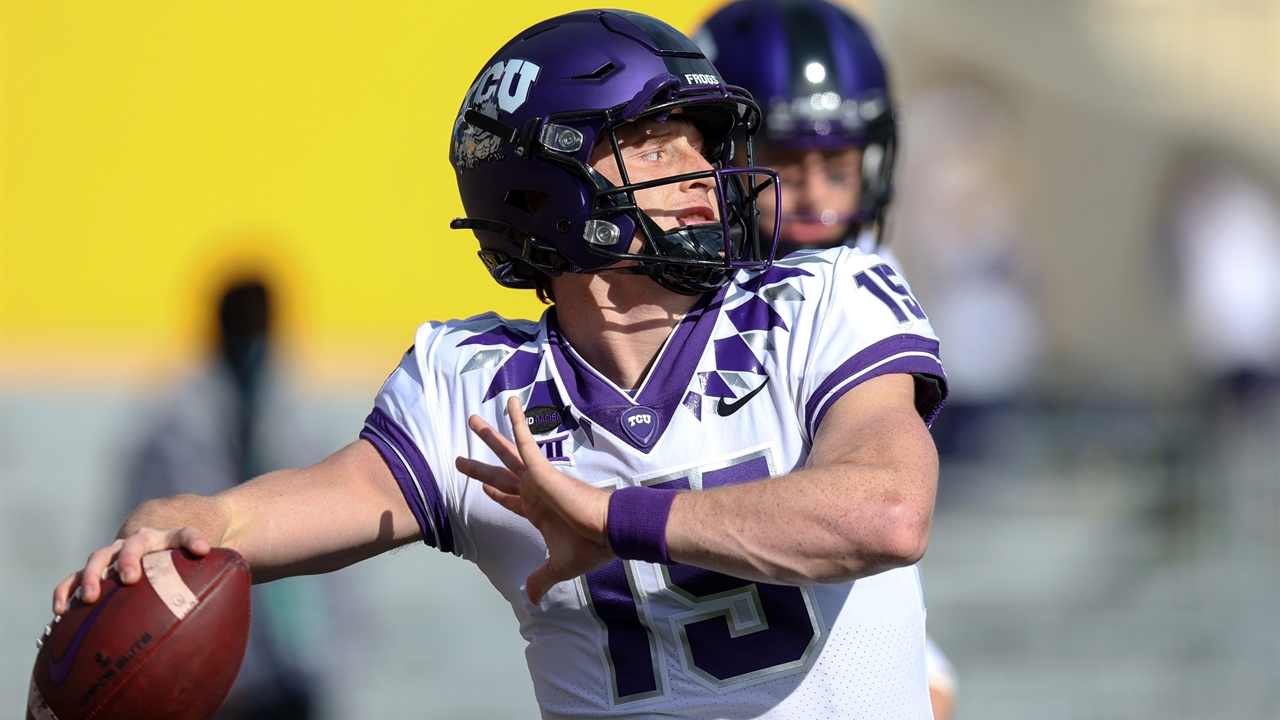 TCU QB Max Duggan Gets Picked Off By Tykee Smith At The Goal Line FOX 