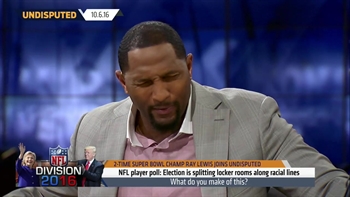 The Presidential election is splitting locker rooms along racial lines | UNDISPUTED