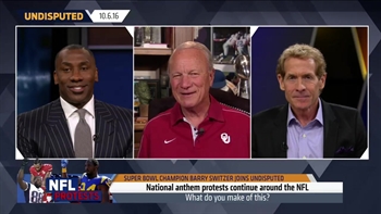 Barry Switzer on NFL anthem protests: 'It doesn't have a place there' | UNDISPUTED