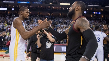 Shannon Sharpe reacts to the Cleveland Cavaliers' loss to Golden State