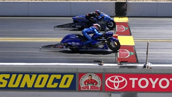 LE Tonglet Wins Pro Stock Motorcycle Final at Sonoma | 2017 NHRA DRAG RACING
