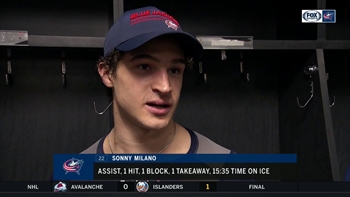 Sonny Milano feels no rust since coming back, making fun plays