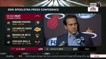 Erik Spoelstra recaps victory over Nets