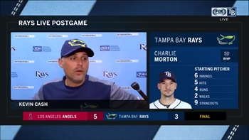 Kevin Cash recaps 5-3 loss to Angels