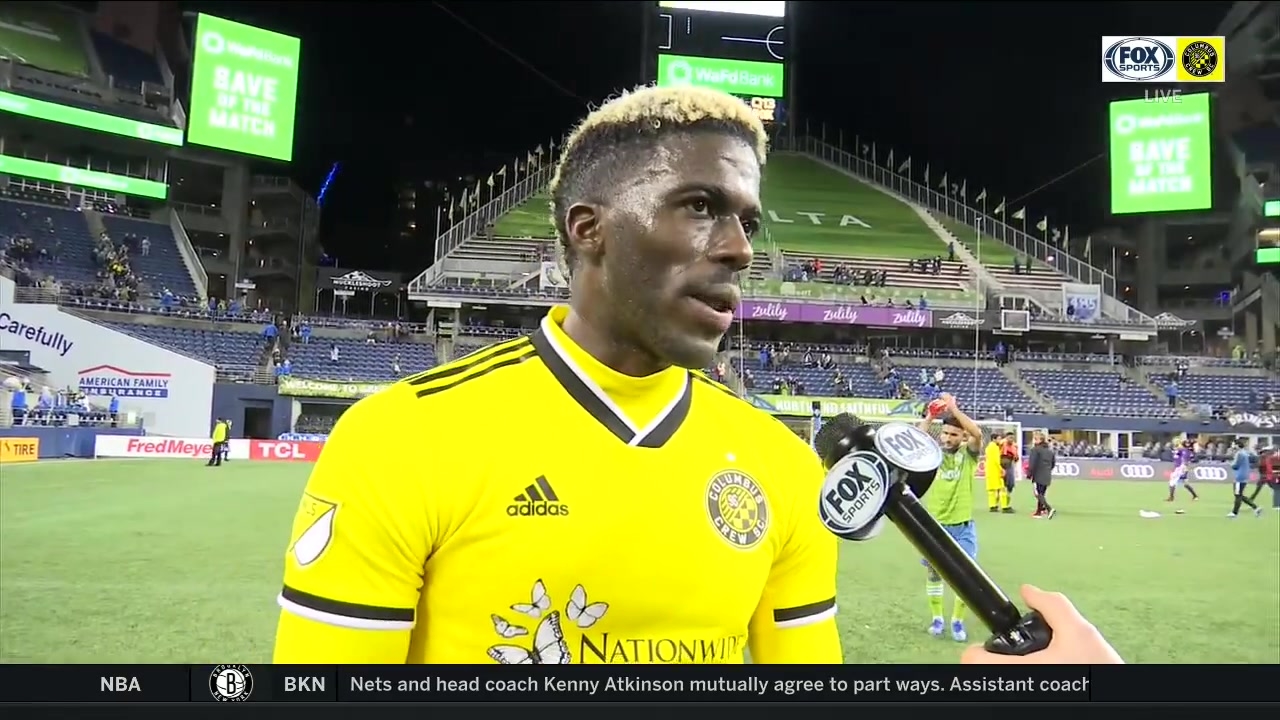 Gyasi Zardes says he's proud of the effort from the team against Seattle