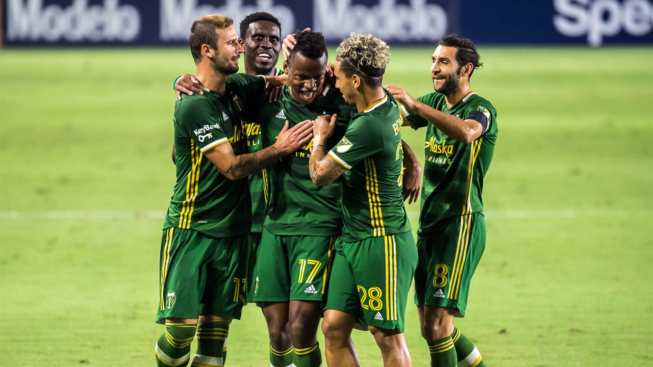 Jeremy Ebobisse, Felipe Mora each score twice in Timbers' 6-3 thrashing of LA Galaxy