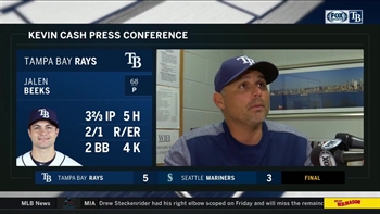 Kevin Cash breaks down Rays' 5-3 win in Seattle