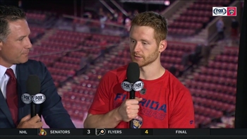 Mike Matheson talks about how playing a more complete 60 minutes helped secure the win