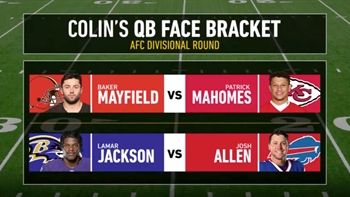 Colin Cowherd makes new Quarterback Face Bracket predictions | THE HERD