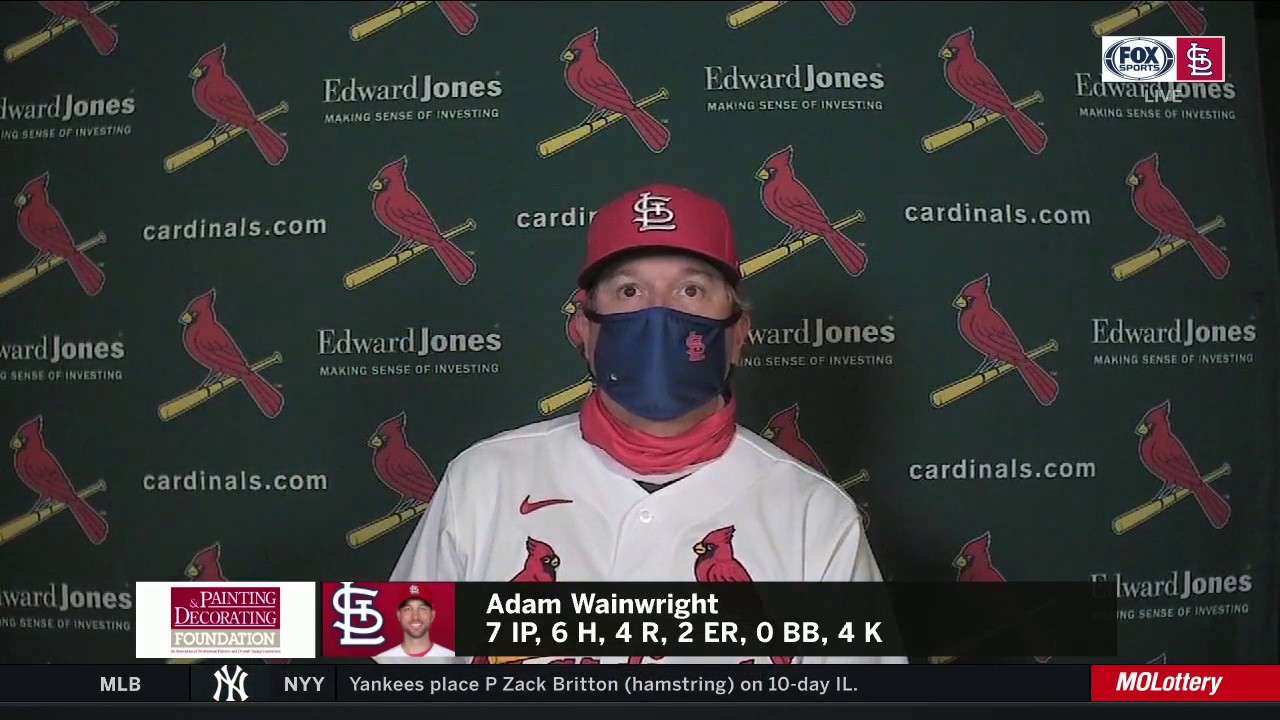 Shildt: 'Tremendous job by Waino' against Reds