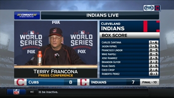 Tito on Tribe's effort: 'They left nothing on the field'