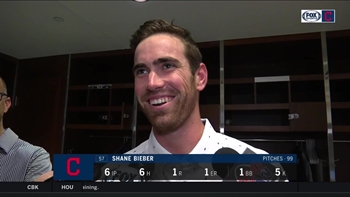 Shane Bieber wasn't sure he'd get his first-hit ball back from Trevor Bauer