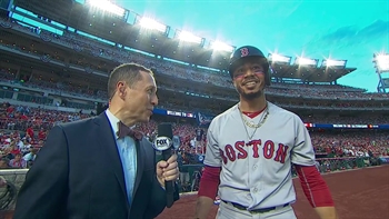 Ken Rosenthal talks with Mookie Betts on his All-Star MVP pick