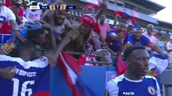 Haiti celebrates with rowdy fans after 2-0 win over Nicaragua | 2019 CONCACAF Gold Cup Highlights