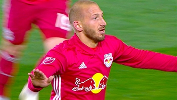 New York Red Bulls√¢‚Ç¨‚Ñ¢ Daniel Royer Royer nets brace against the Columbus Crew | Audi 2018 MLS Cup Playoffs