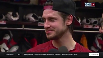 OEL takes first career stitches, likes Coyotes' fighting spirit