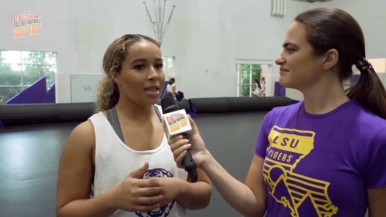 Charlotte goes through vigorous practice with LSU Tigers Girls | People's Sports Podcast