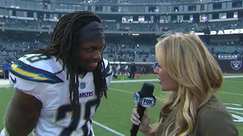 Melvin Gordon describes his 66-yard catch and run for a touchdown