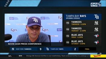 Kevin Cash on facing a tough Yankees' pitching staff