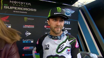 Eli Tomac on Musquin's controversial move: 'It was actually a joke.' | 2018 MONSTER ENERGY SUPERCROSS