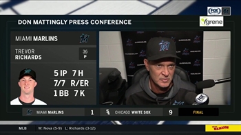 Don Mattingly on Trevor Richards' recent struggles, Iv√É¬°n Nova's complete game