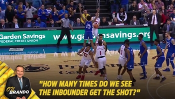 Tim Brando perfectly predicts this out-of-bounds play for Louisville | ON BRANDO