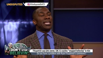 Shannon Sharpe explains in detail why he has an issue with QB Fitzpatrick's gripes | UNDISPUTED